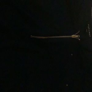 Ros & Ali navy blue blouse